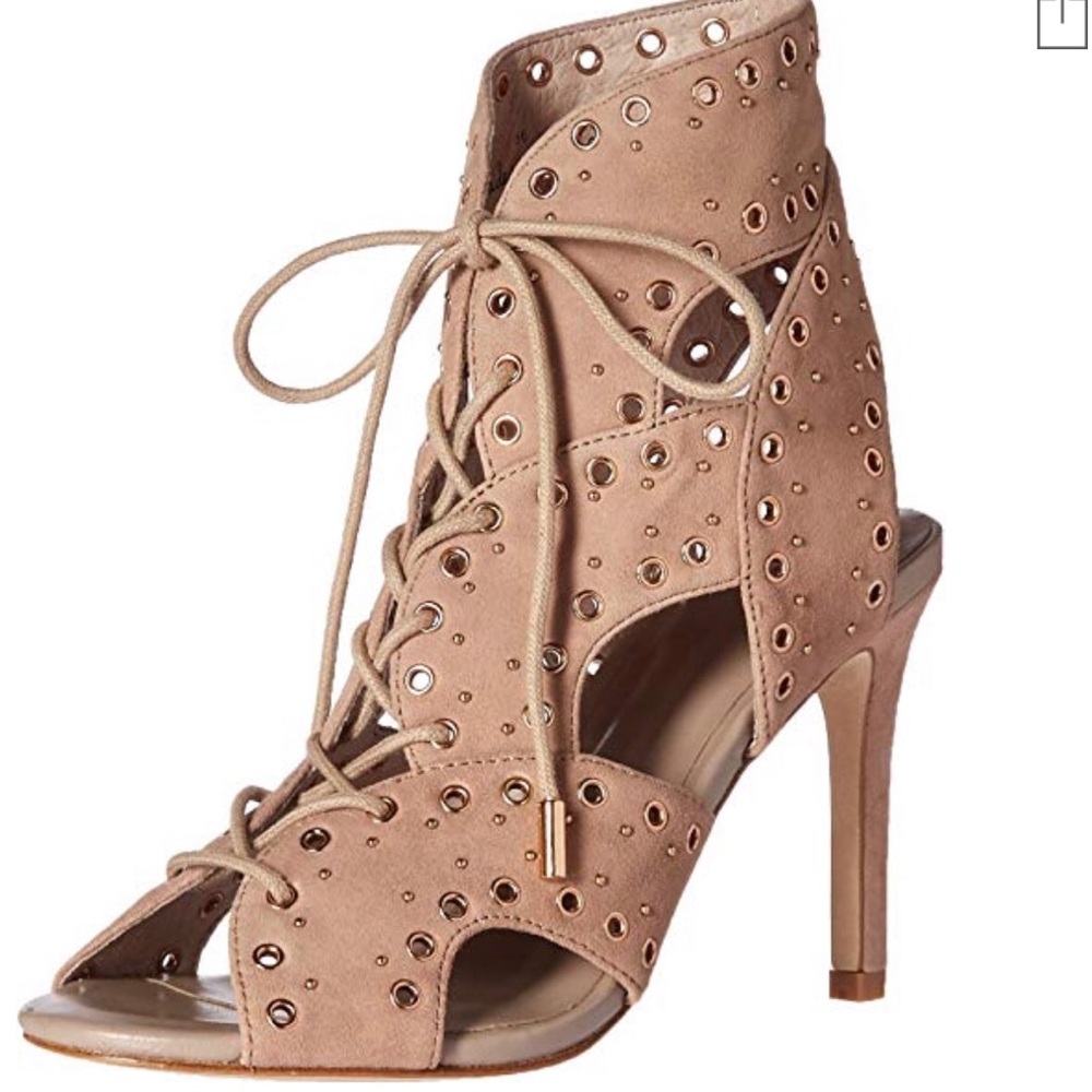 Joie Aeron Gladiator Sandal in “Mushroom”
